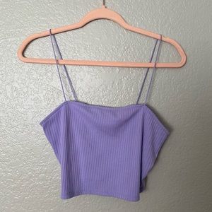 Purple Crop Top